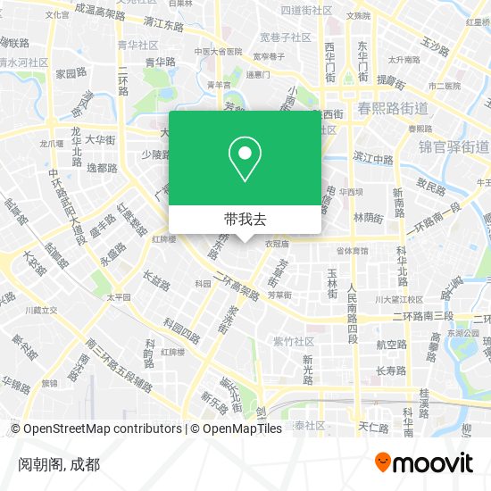 阅朝阁地图