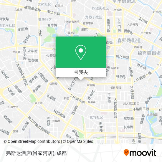 弗斯达酒店(肖家河店)地图