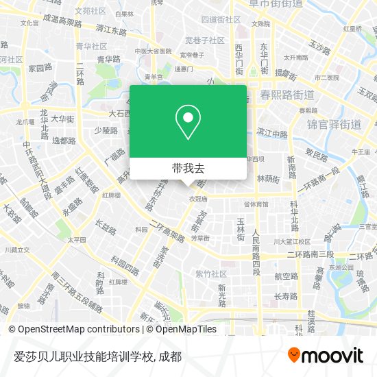 爱莎贝儿职业技能培训学校地图