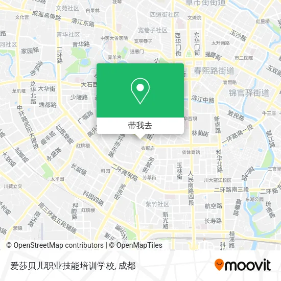 爱莎贝儿职业技能培训学校地图