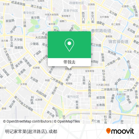 明记家常菜(超洋路店)地图