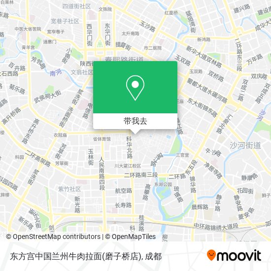 东方宫中国兰州牛肉拉面(磨子桥店)地图