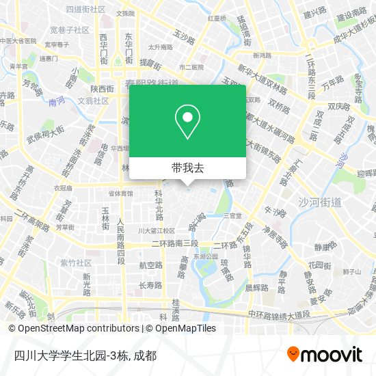 四川大学学生北园-3栋地图