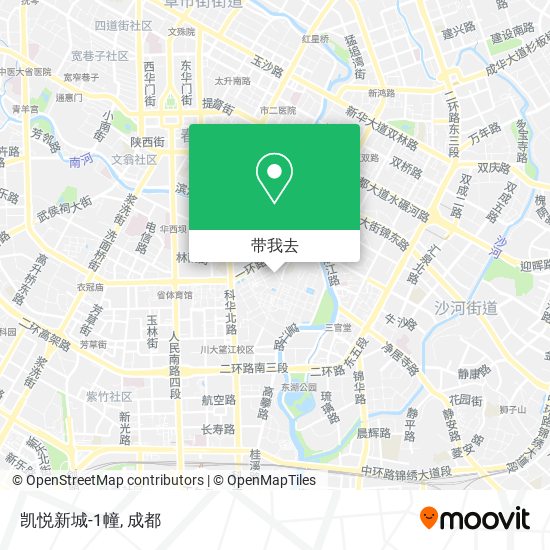 凯悦新城-1幢地图
