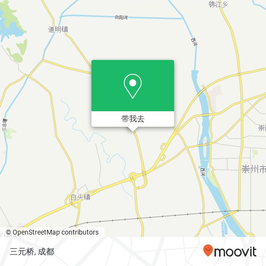 三元桥地图