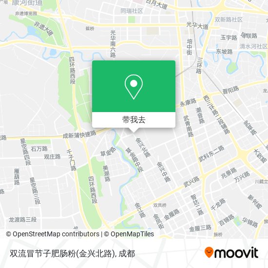 双流冒节子肥肠粉(金兴北路)地图