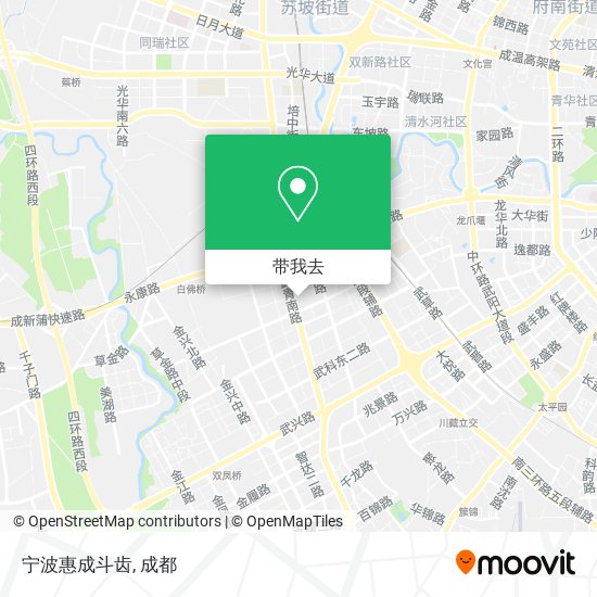 宁波惠成斗齿地图