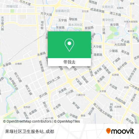 果堰社区卫生服务站地图