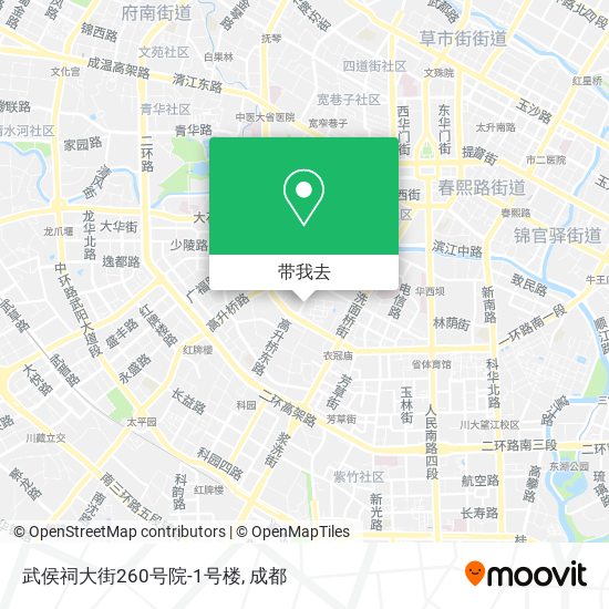 武侯祠大街260号院-1号楼地图