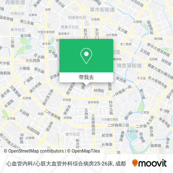 心血管内科/心脏大血管外科综合病房25-26床地图