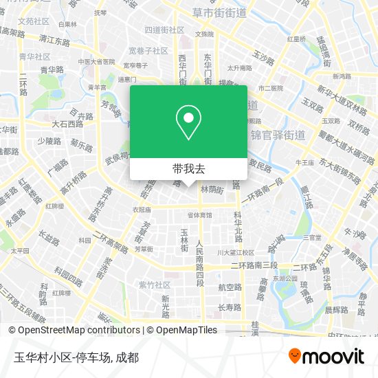 玉华村小区-停车场地图