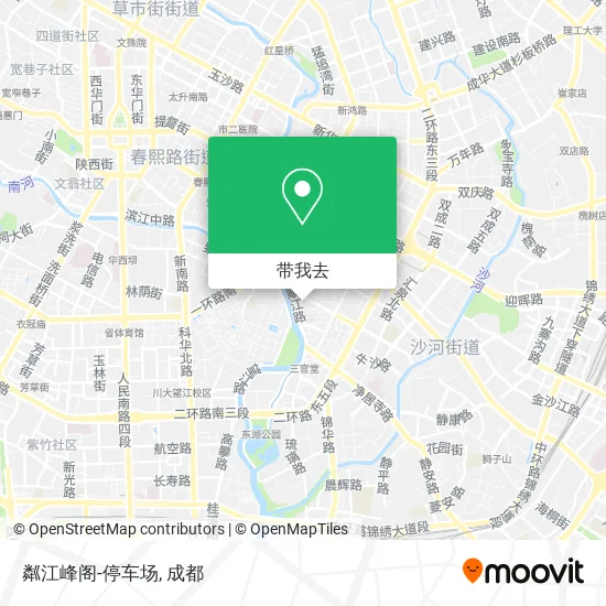 粼江峰阁-停车场地图