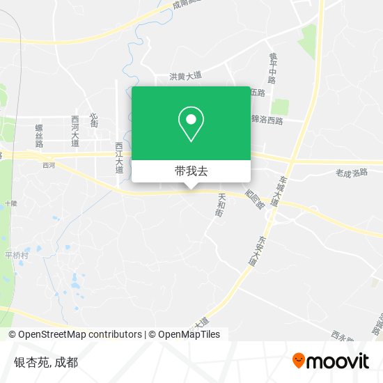 银杏苑地图