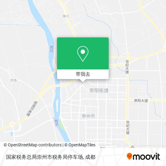 国家税务总局崇州市税务局停车场地图