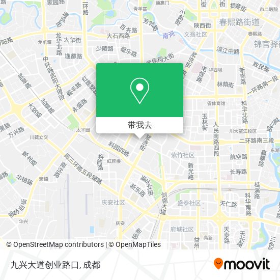 九兴大道创业路口地图