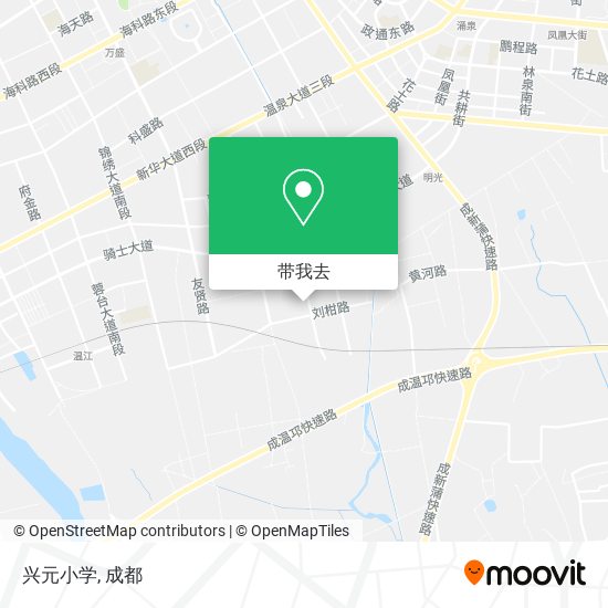 兴元小学地图