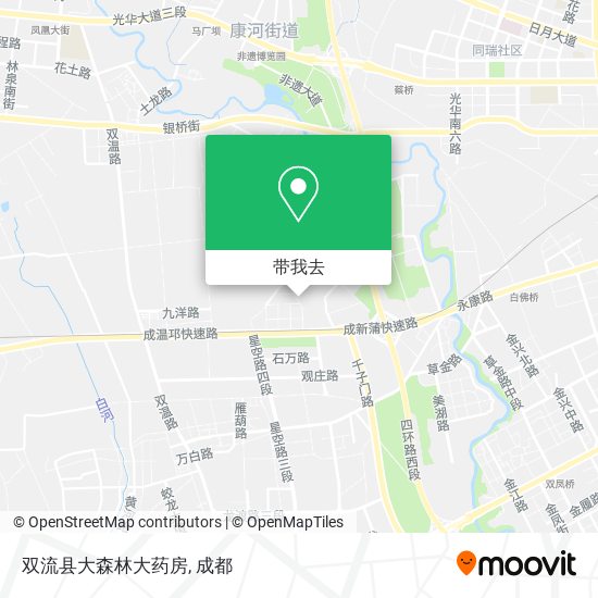 双流县大森林大药房地图