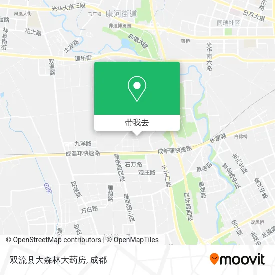 双流县大森林大药房地图