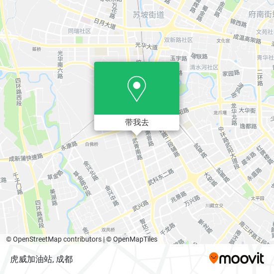 虎威加油站地图