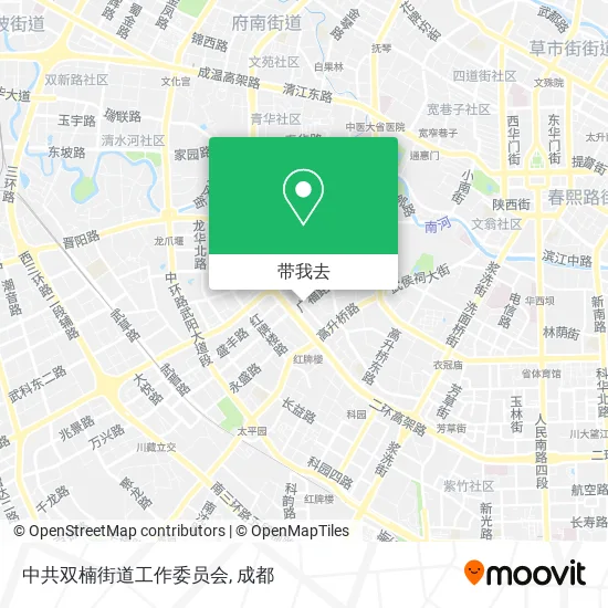 中共双楠街道工作委员会地图