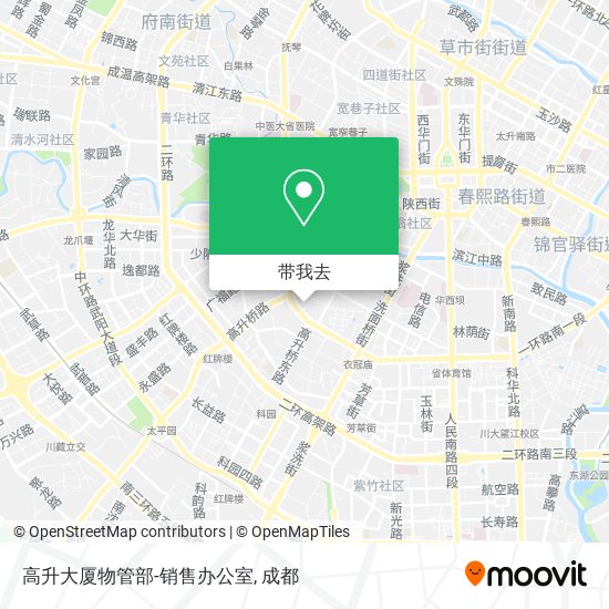 高升大厦物管部-销售办公室地图