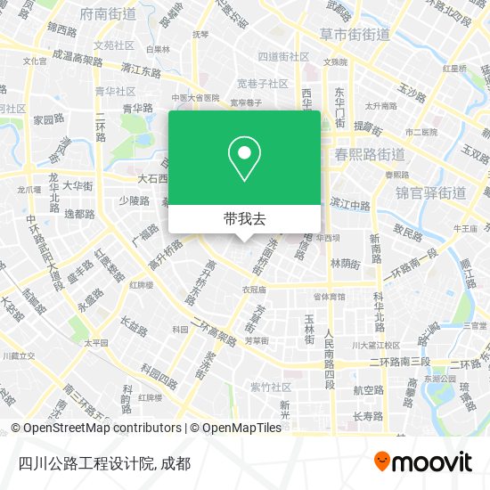 四川公路工程设计院地图