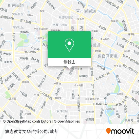 旗志教育文华传播公司地图