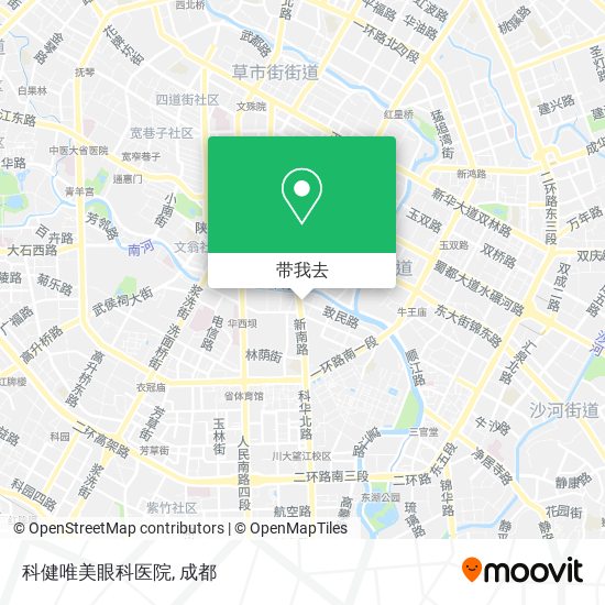科健唯美眼科医院地图