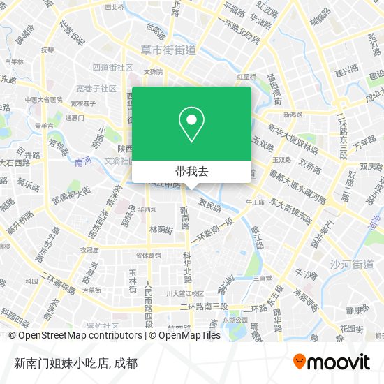 新南门姐妹小吃店地图