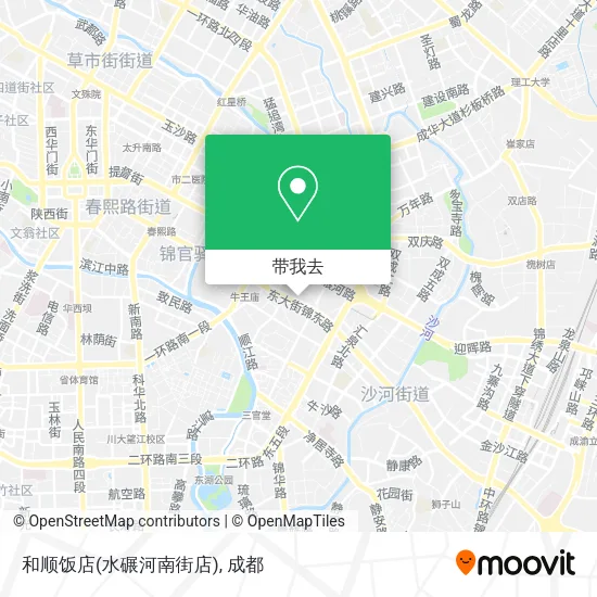 和顺饭店(水碾河南街店)地图