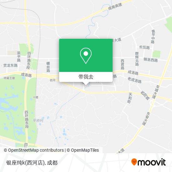 银座纯k(西河店)地图