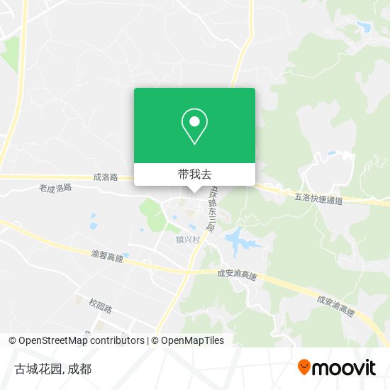古城花园地图