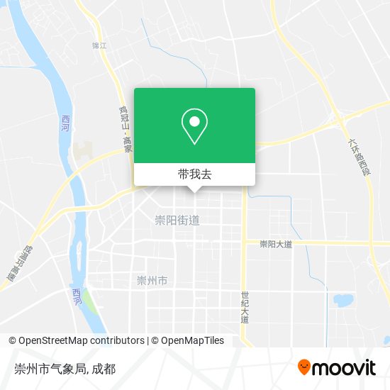 崇州市气象局地图