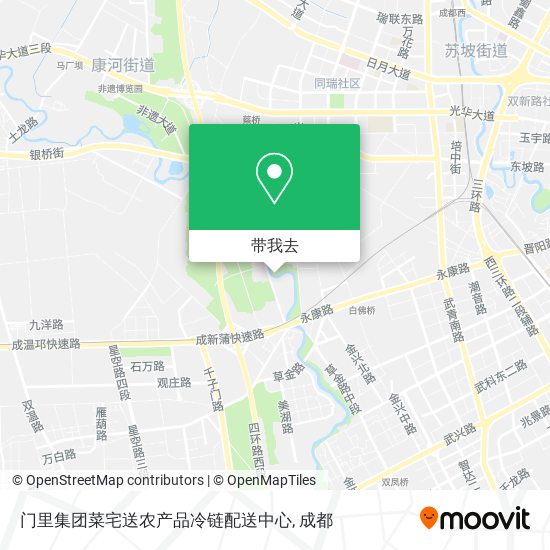 门里集团菜宅送农产品冷链配送中心地图