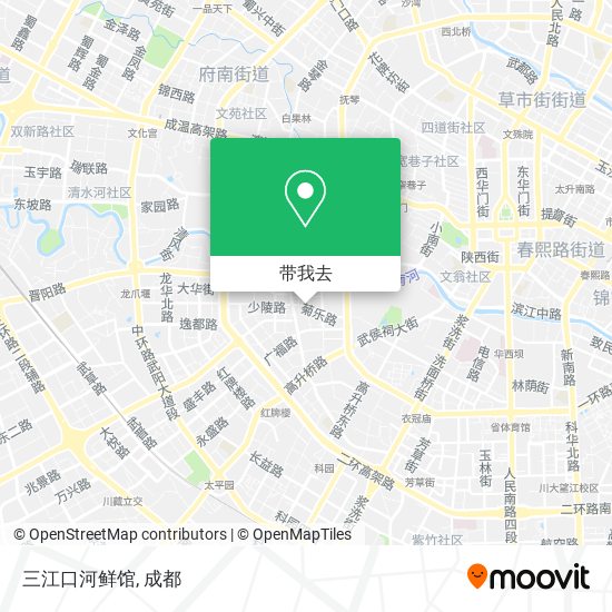 三江口河鲜馆地图