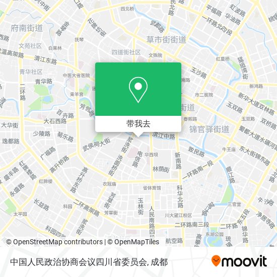 中国人民政治协商会议四川省委员会地图