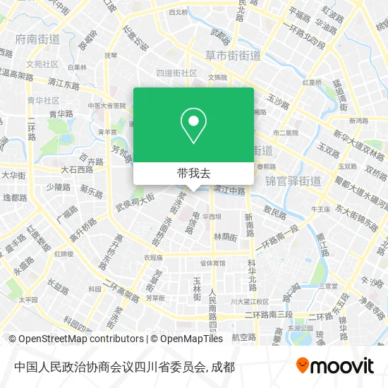中国人民政治协商会议四川省委员会地图