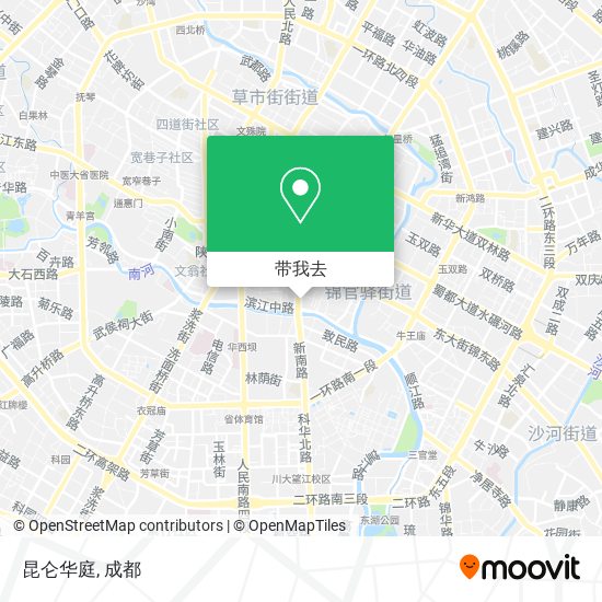 昆仑华庭地图