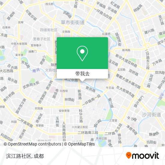 滨江路社区地图