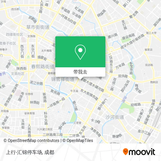 上行-汇锦停车场地图