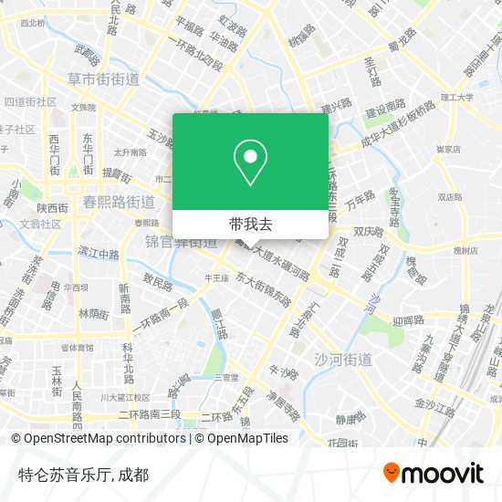 特仑苏音乐厅地图