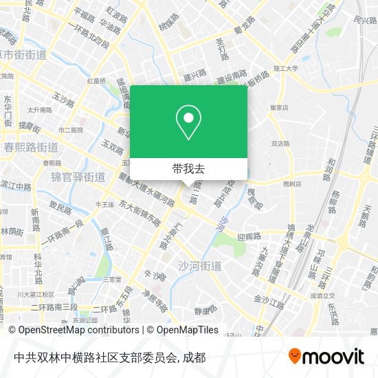 中共双林中横路社区支部委员会地图