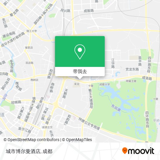 城市博尔曼酒店地图