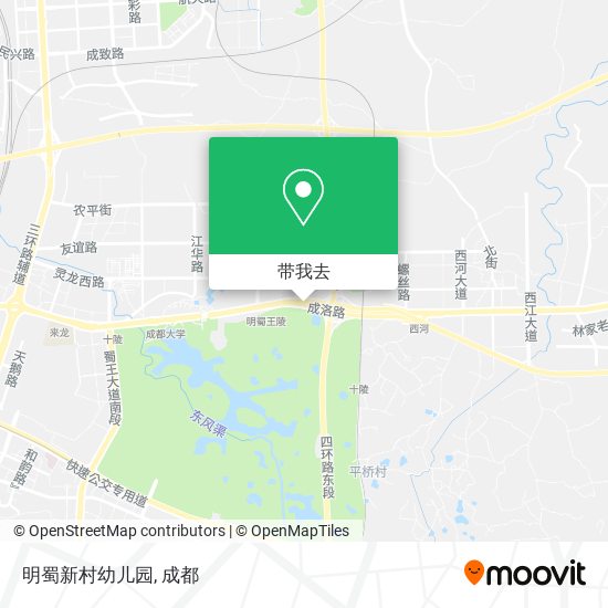 明蜀新村幼儿园地图