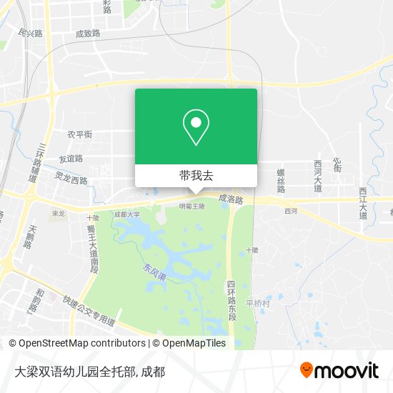 大梁双语幼儿园全托部地图