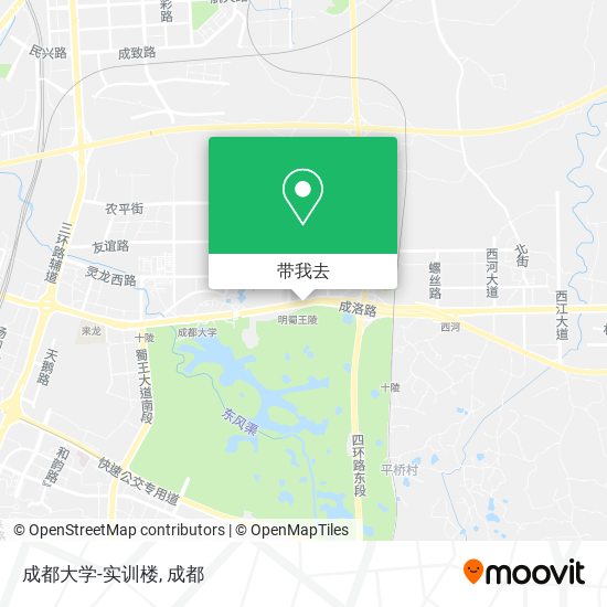 成都大学-实训楼地图