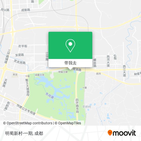 明蜀新村-一期地图