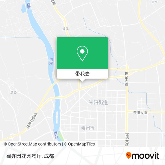 蜀卉园花园餐厅地图