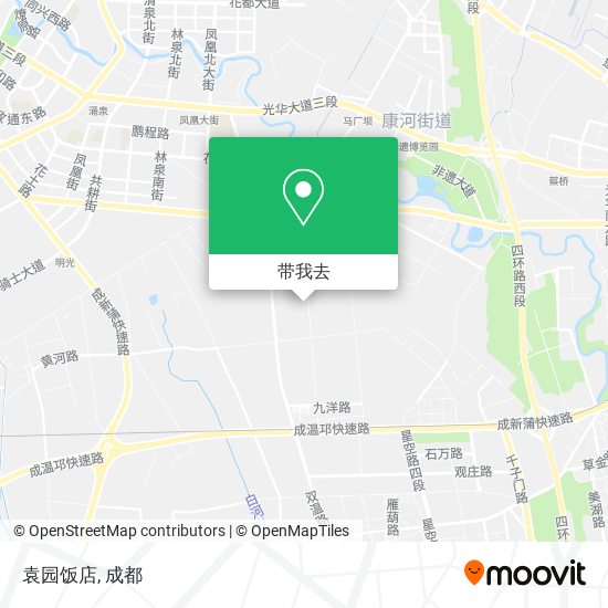 袁园饭店地图