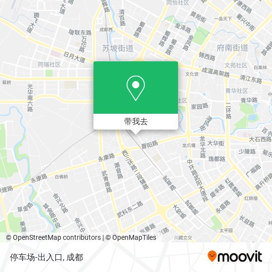 停车场-出入口地图